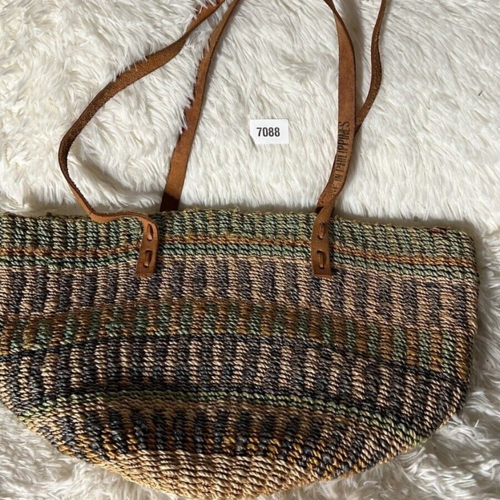 Womens Shoulder Bag, Color Multicolor, Made in Philipines